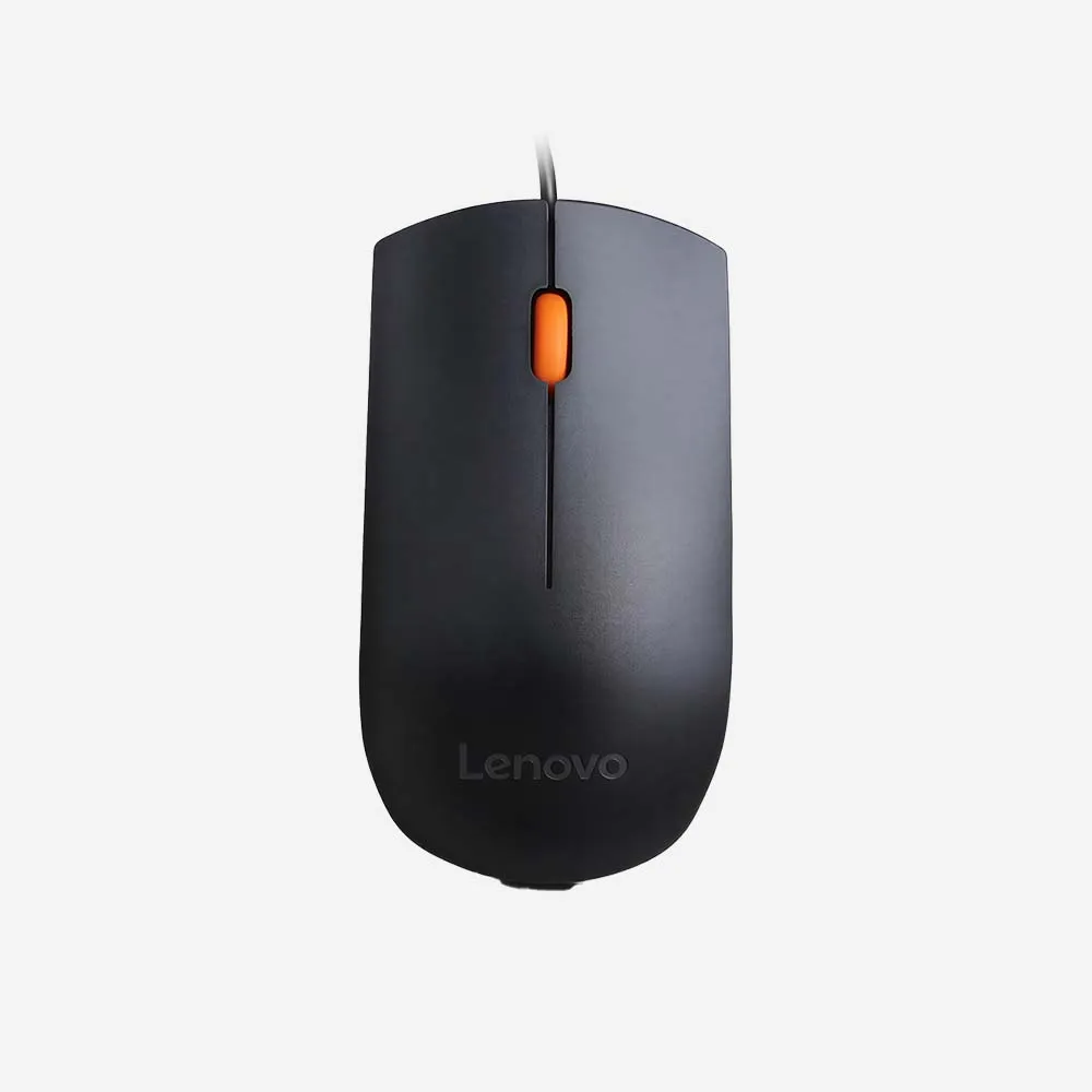 Lenovo 300 Wired Mouse USB Black