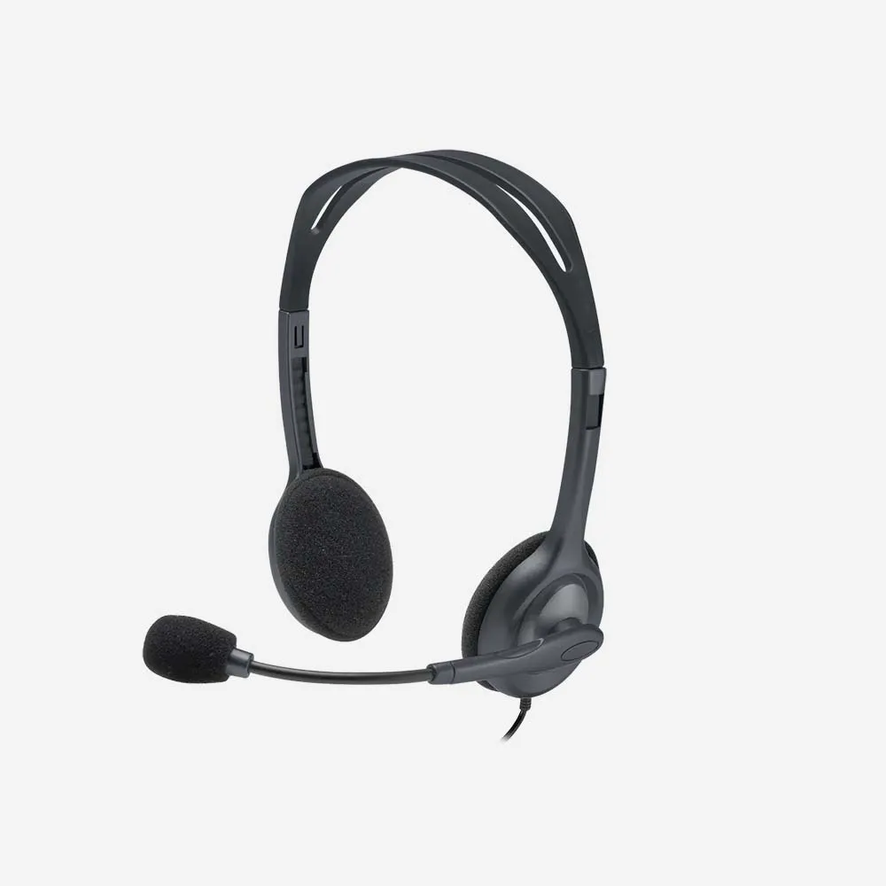 [981-000593] Logitech H111 Stereo Headset 3.5mm 981-000593