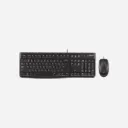 Logitech MK120 Wired Keyboard & Mouse Combo Black 920-002546