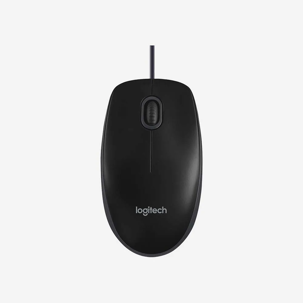 [910-003357] Logitech B100 Wired Mouse Gray 910-003357