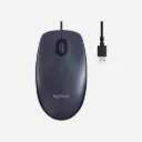 Logitech B100 Wired Mouse (Gray 910-003357)