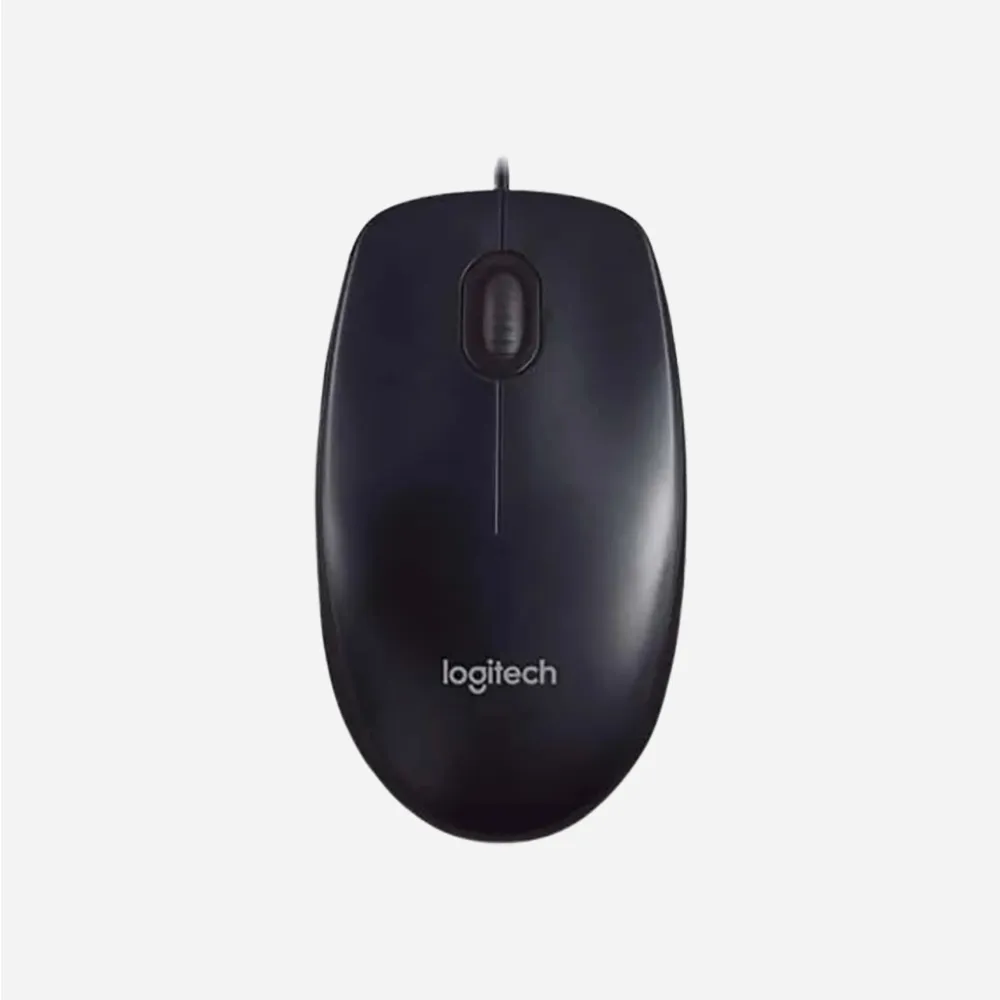 Logitech M90 Wired Mouse (Black 910-001793)