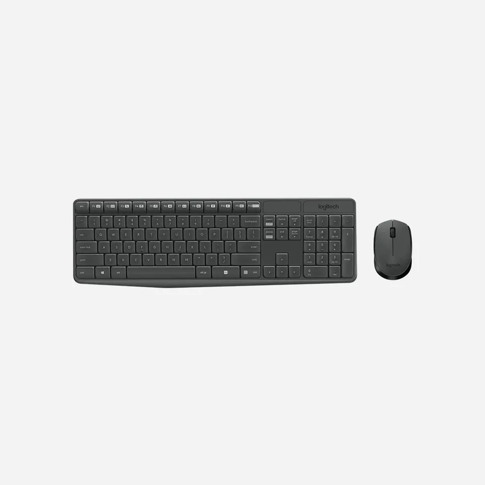 [920-007927] Logitech MK235 Wireless Keyboard & Mouse Combo (Black 920-007927)