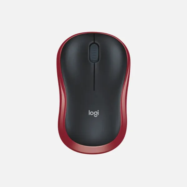 Logitech M185 WL Mouse Red 910-002237