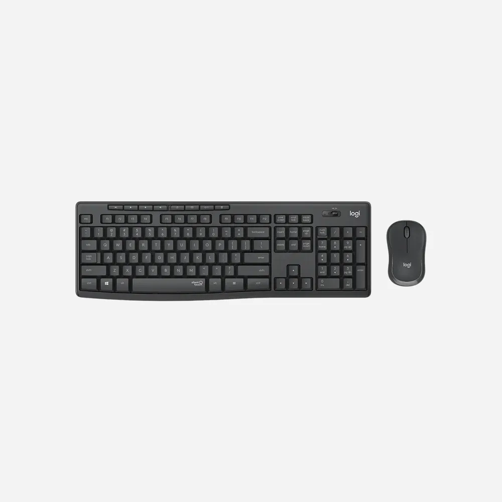 [920-009801] Logitech MK295 Silent WL Keyboard & Mouse Combo Black 920-009801