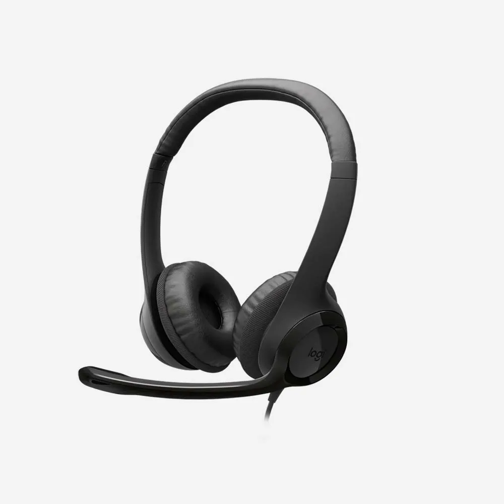 Logitech H390 USB Wired Headset Black 981-000406