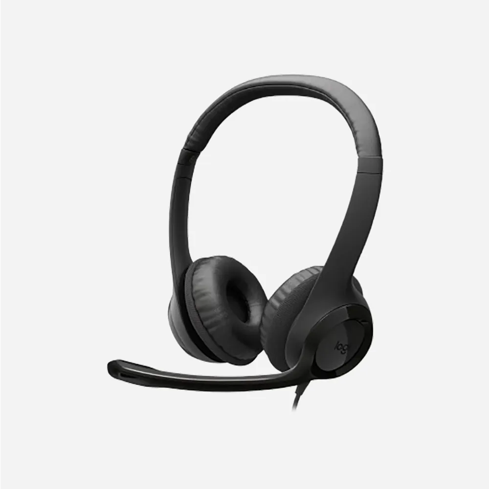 Logitech H390 USB Wired Headset Black 981-000406