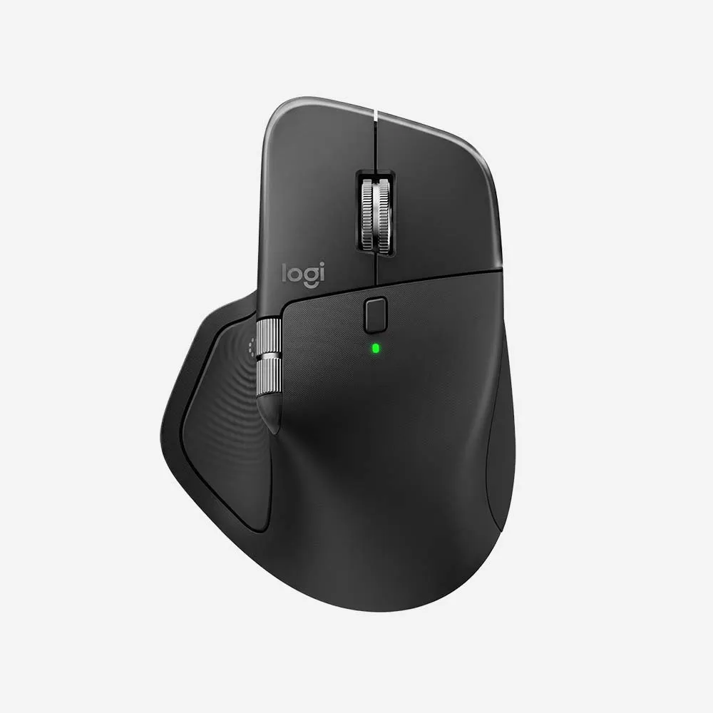 [910-007562] Logitech MX Master 4 Wireless Ergonomic Mouse Rechargeable Bluetooth & USB Black 910-007562