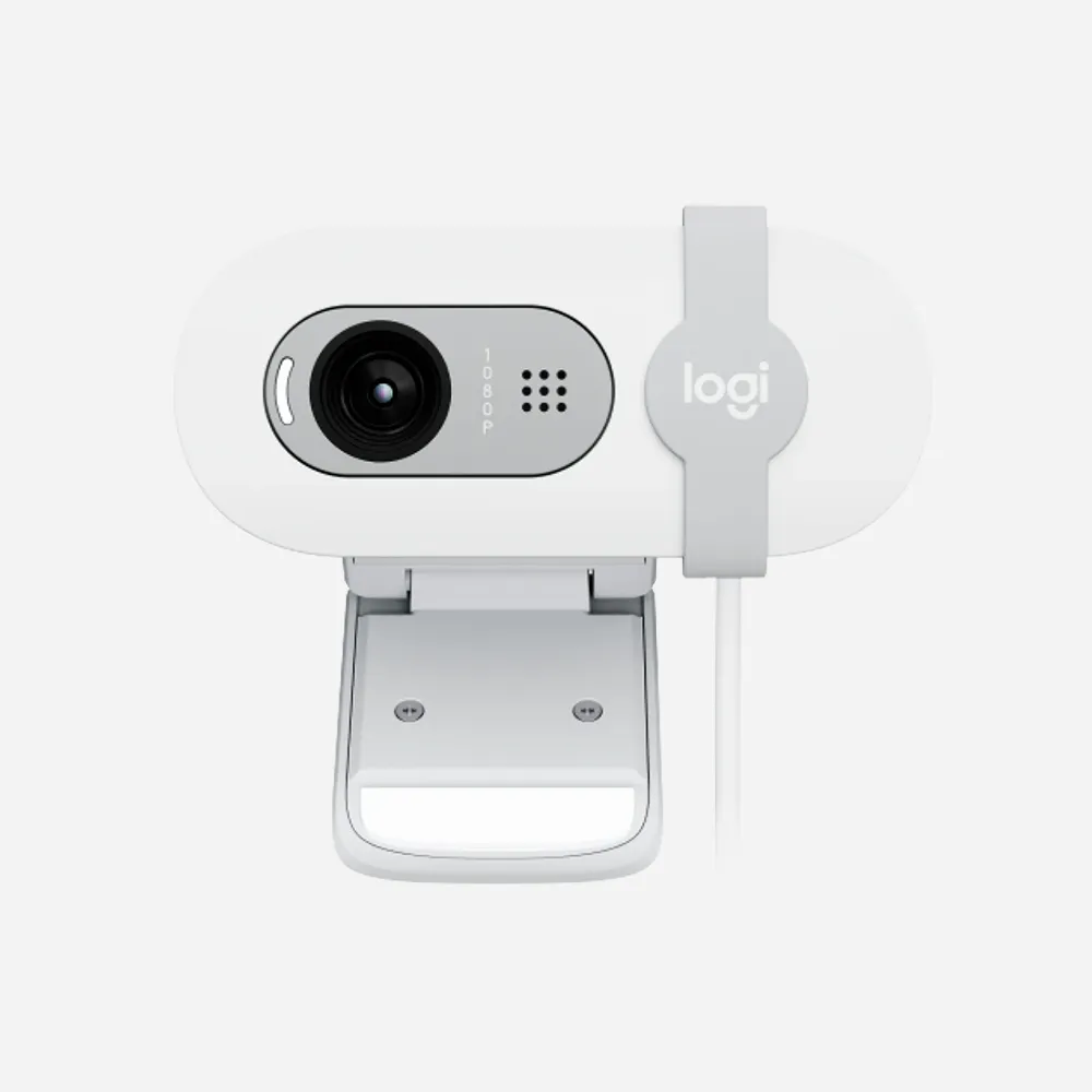 [960-001616] Logitech Brio 100 FHD Wired Webcam White 960-001616