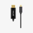 Manhattan USB-C to DisplayPort 1m 4K Cable Black 154260