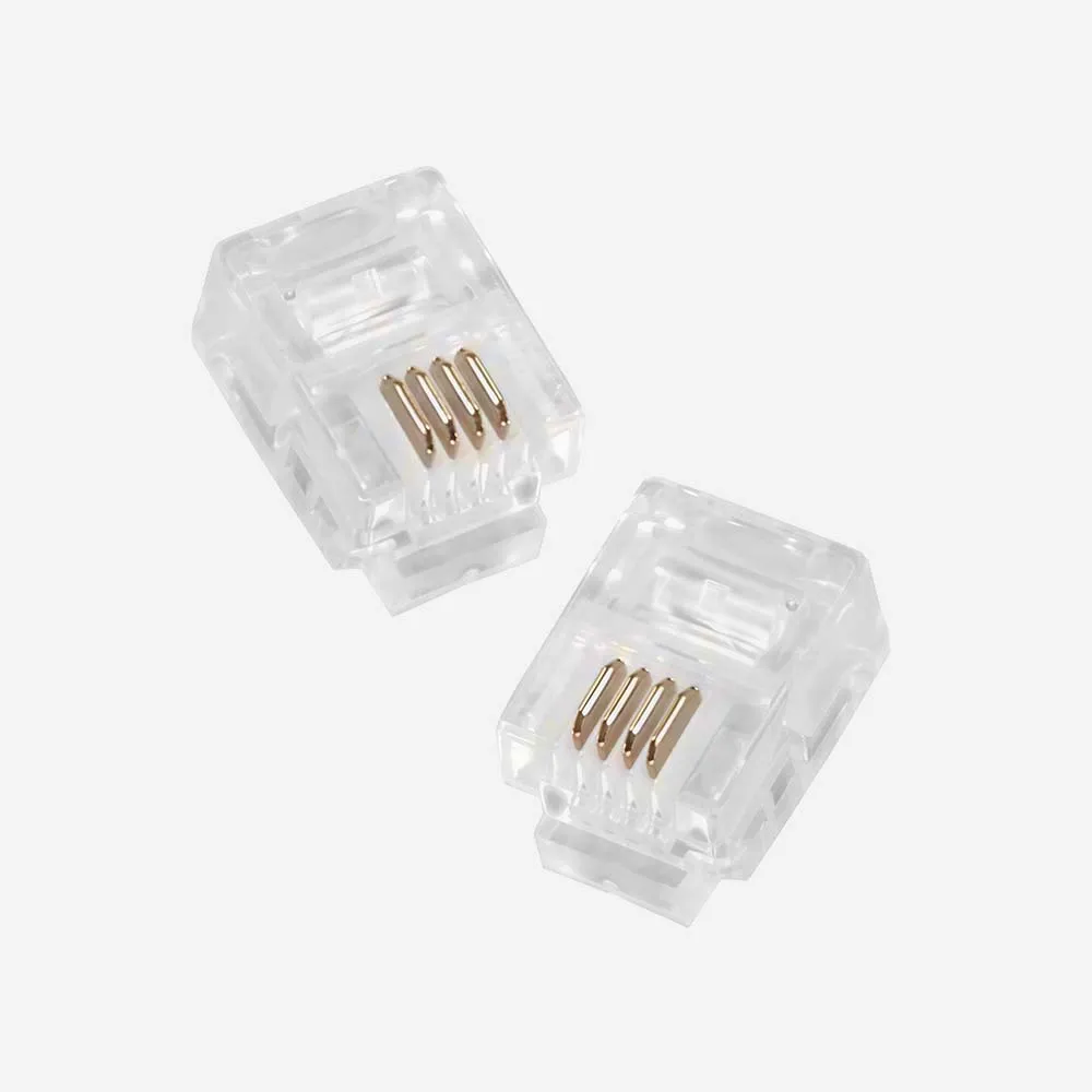 [Box-50pcs] RJ11 Plugs Box 50pcs