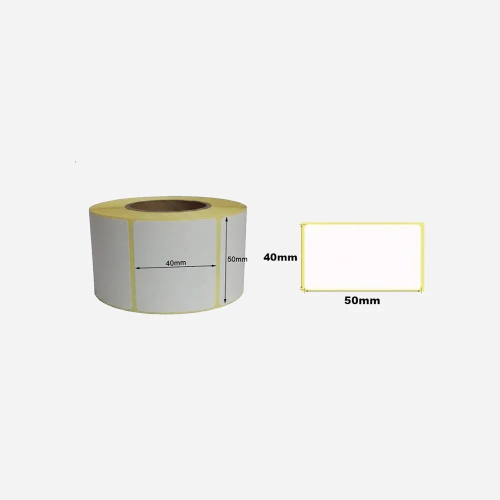 [Thermal-400 Ticket 50x40mm] Barcode Scale Thermal Barcode Roll 400 Ticket 50x40mm