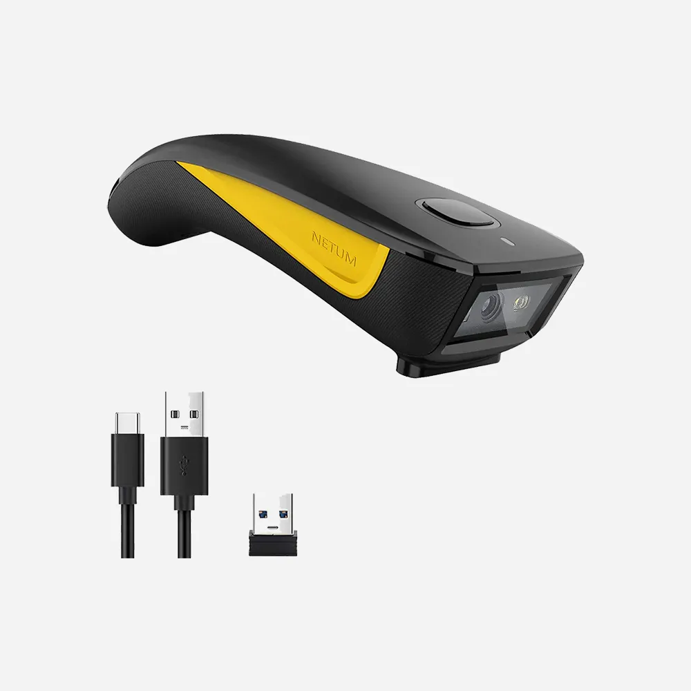 [NETUM-C750] Netum C750 2D Wireless Barcode Scanner – Handheld Bluetooth, USB POS Scanner