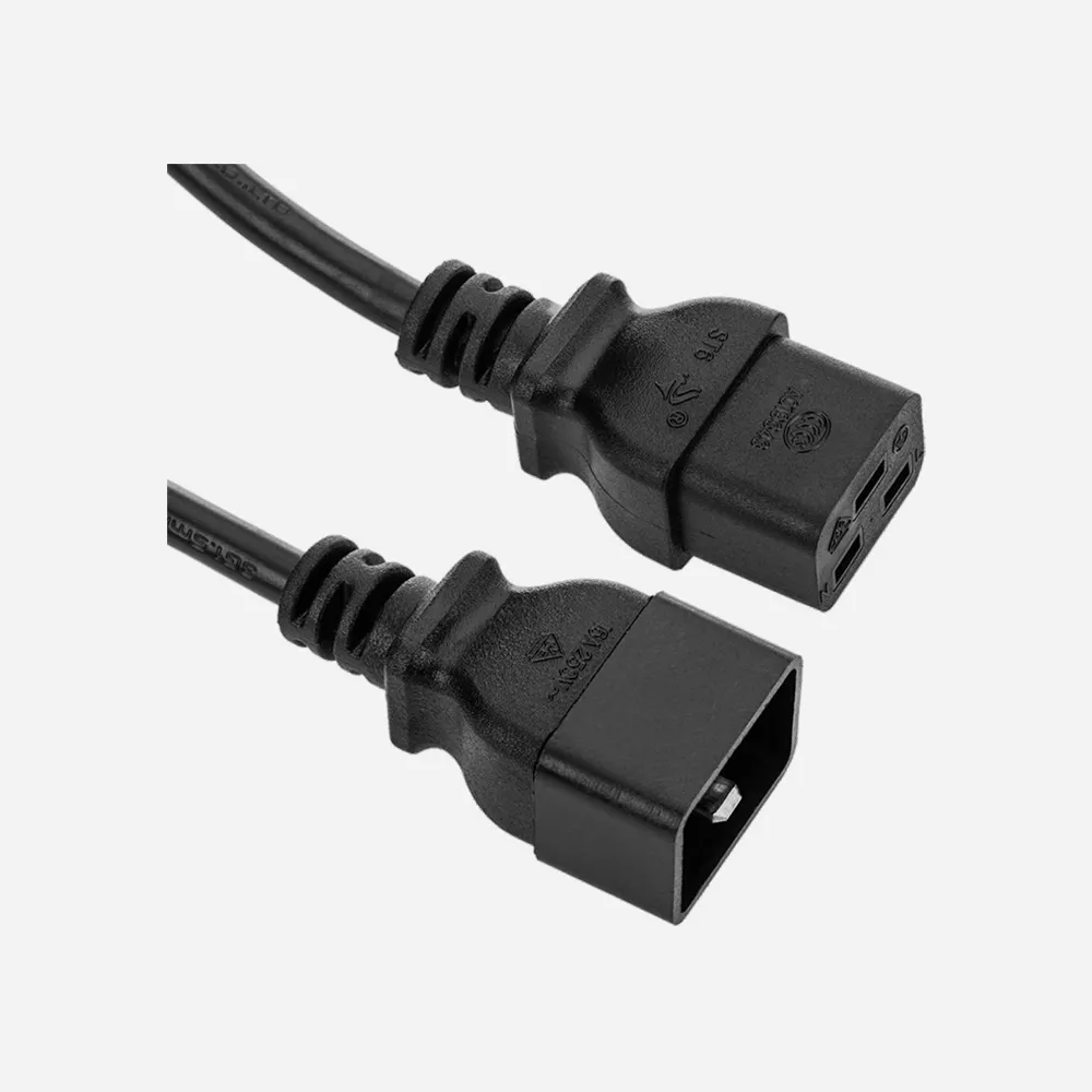 Power Cable C19 Female/C20 Male-1.8m
