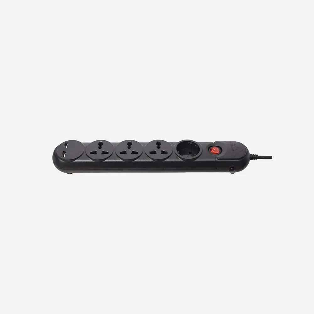 SYSTEM MAX Power Strip 5 Outlet USB