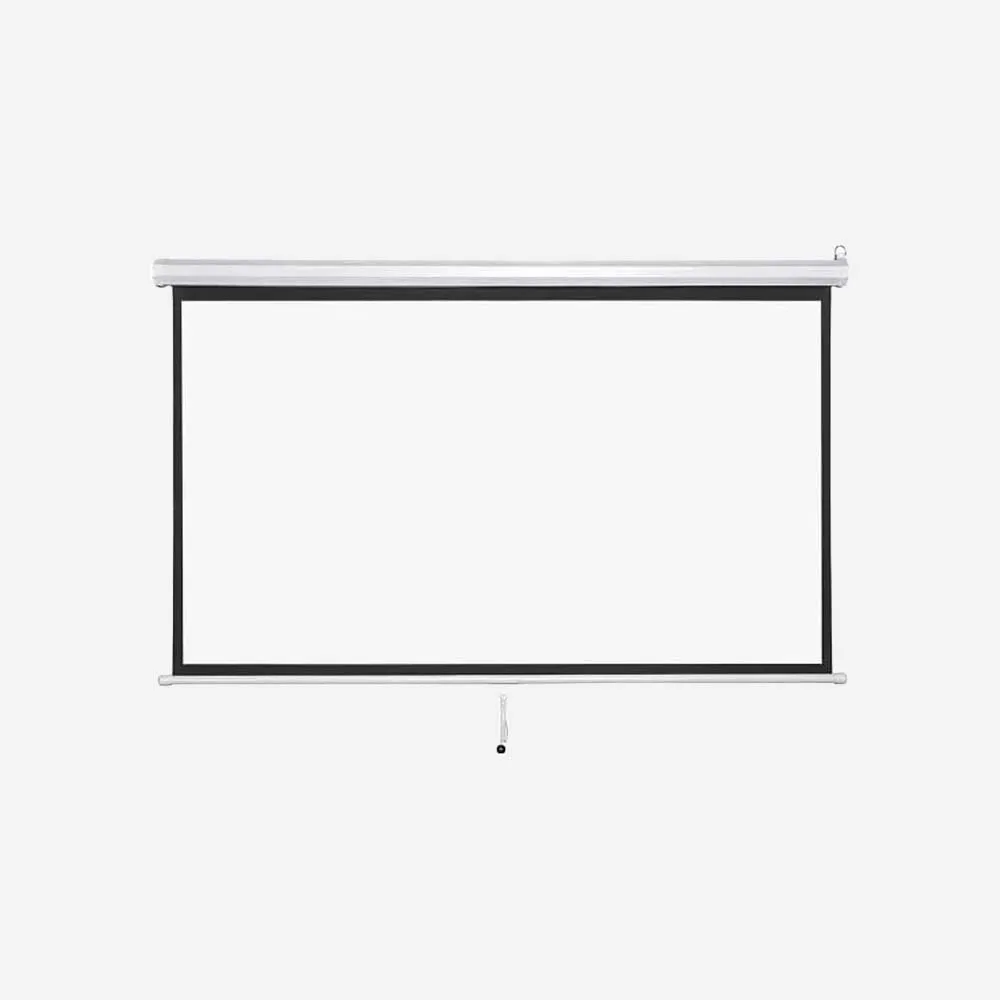 Electric Wall Projector Screen 244x244cm