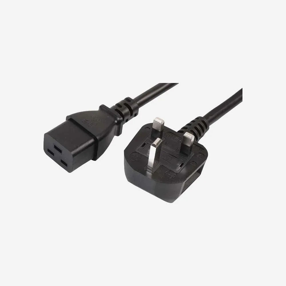 [C19 Female/Plug Type-G] Power Cable C19 Female/Plug Type-G
