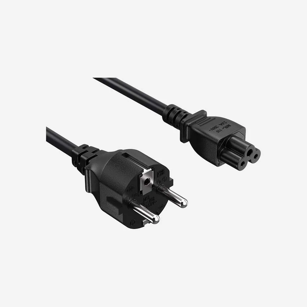 Power Cable C5 Male/Plug Type-E