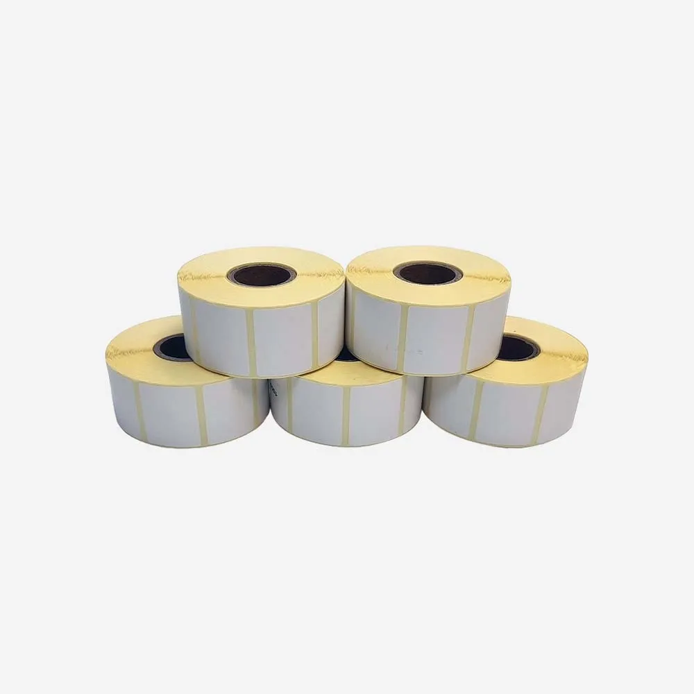 Paper Glossy Barcode Roll 1500 Ticket 60x30mm