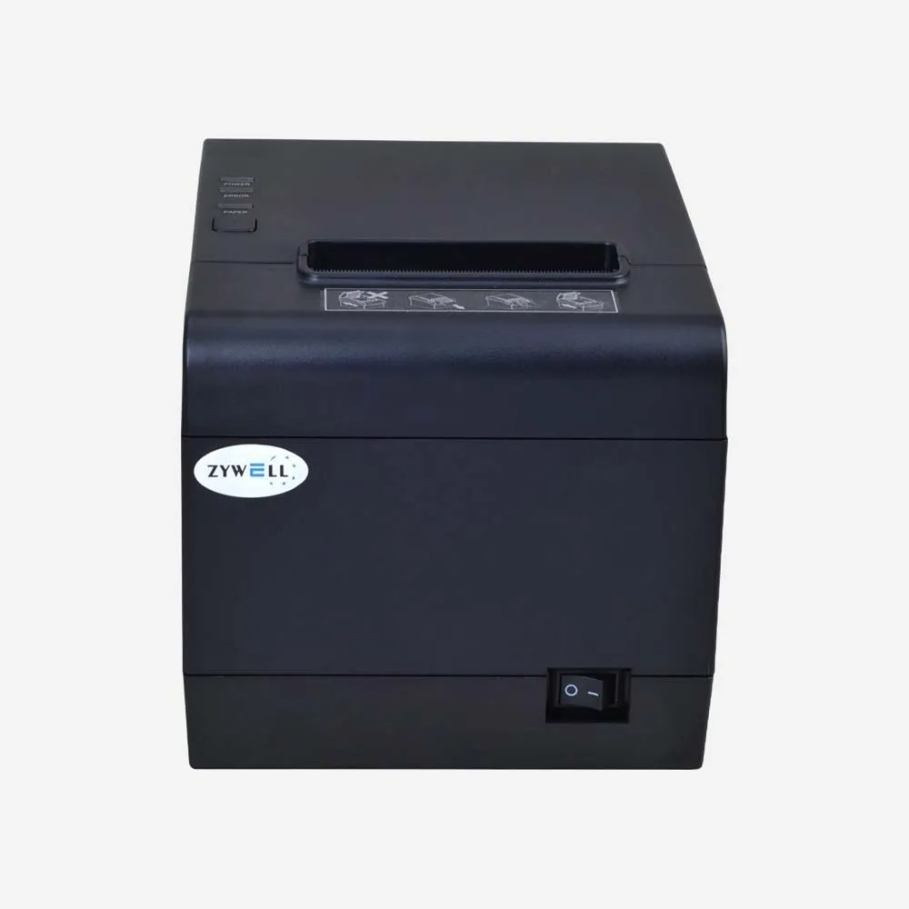 [ZY808] Zywell ZY808 3-Inch Thermal POS Barcode Receipt Printer – USB, LAN