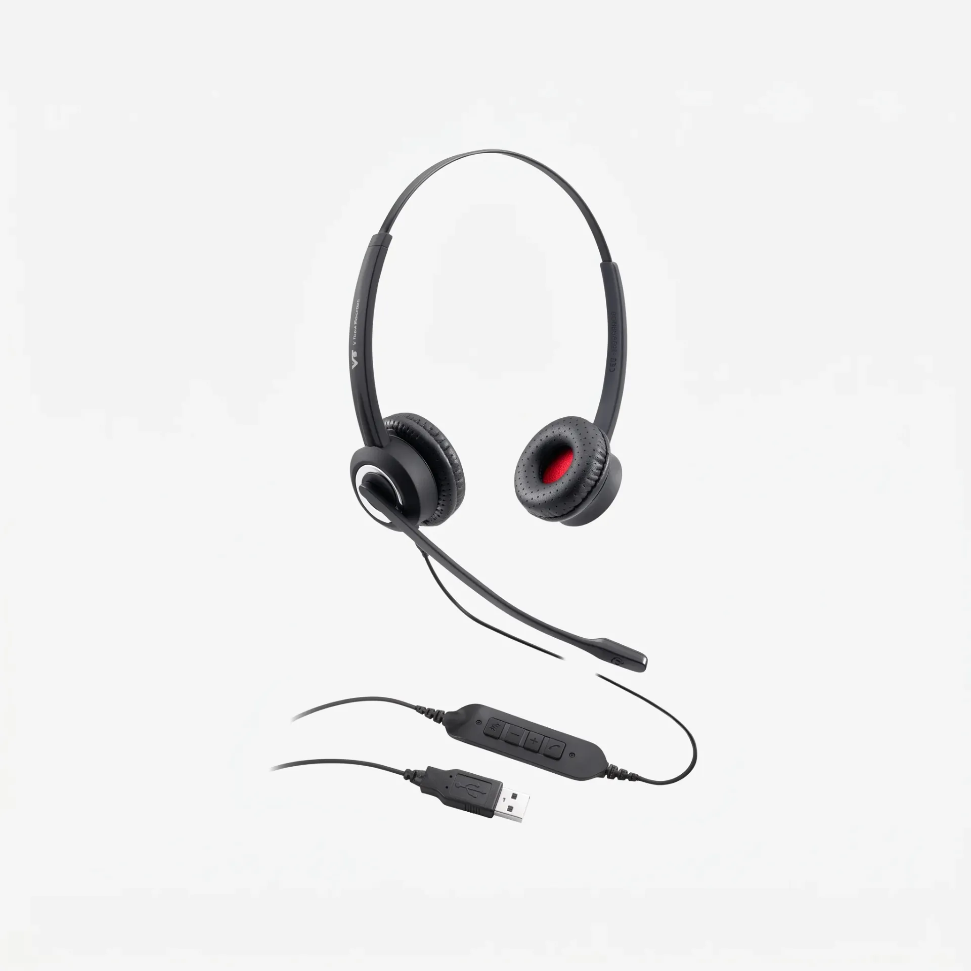 [4050196551] VT VT6300 Pro Lite Duo USB Wired Headset
