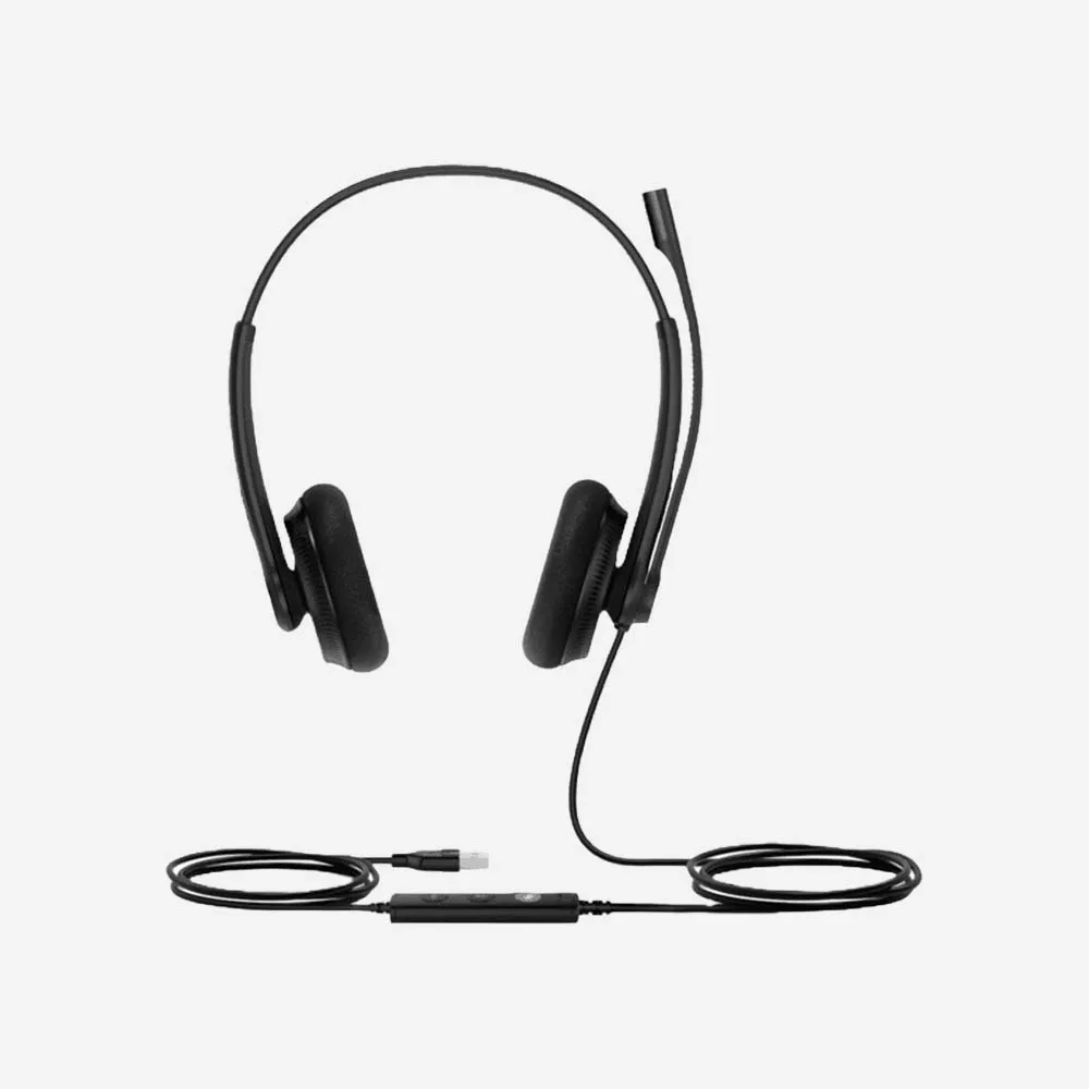 [UH34 Lite Dual] Yealink UH34 Lite Dual Teams USB Wired Headset (Black)