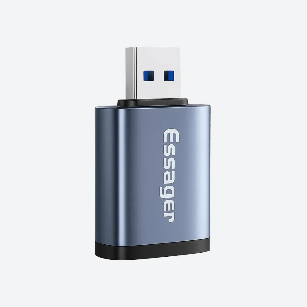 [109902025A] Essager USB-C Female to USB-A Male OTG Adapter