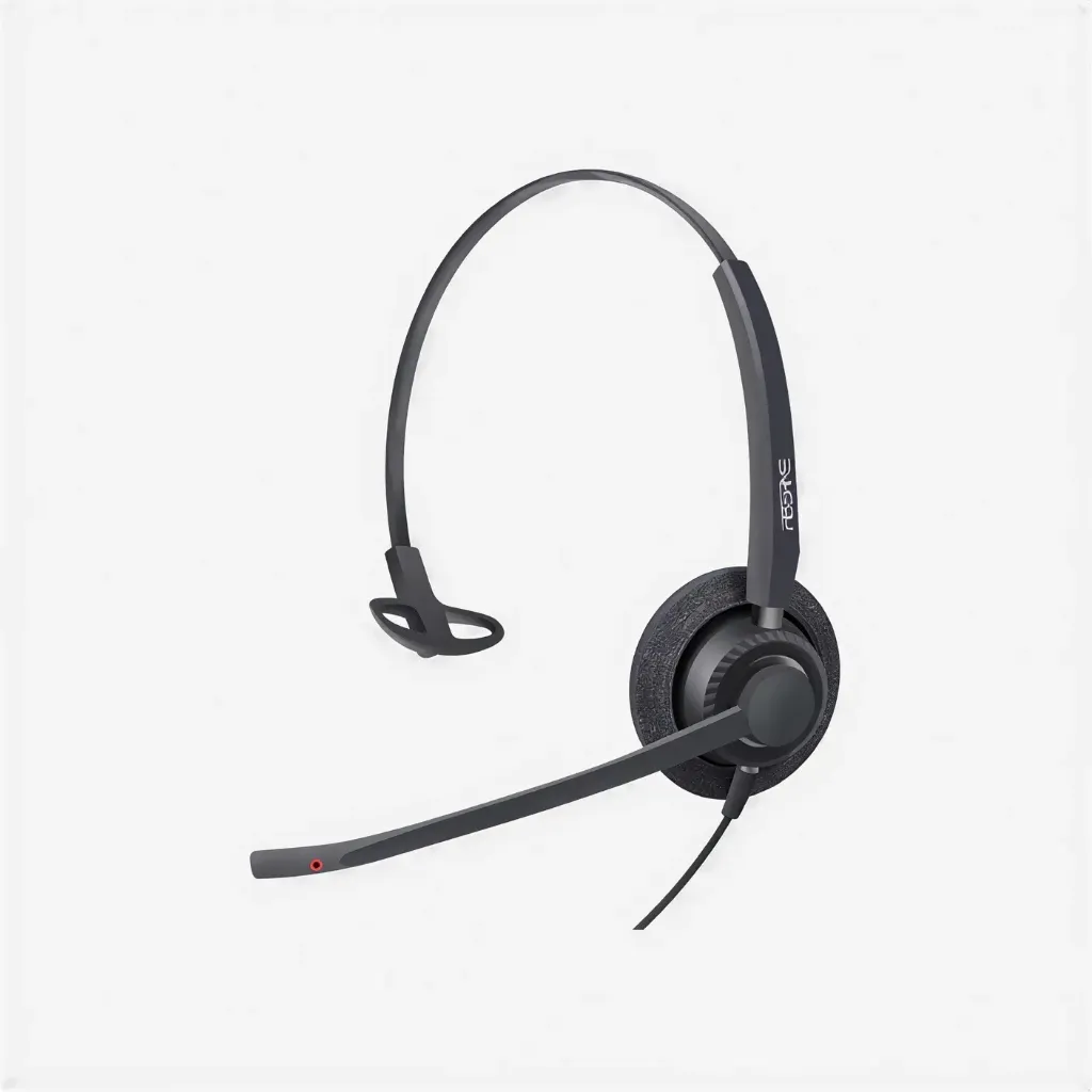 FiberMe FCH7303 Professional USB Wired Headset - Black
