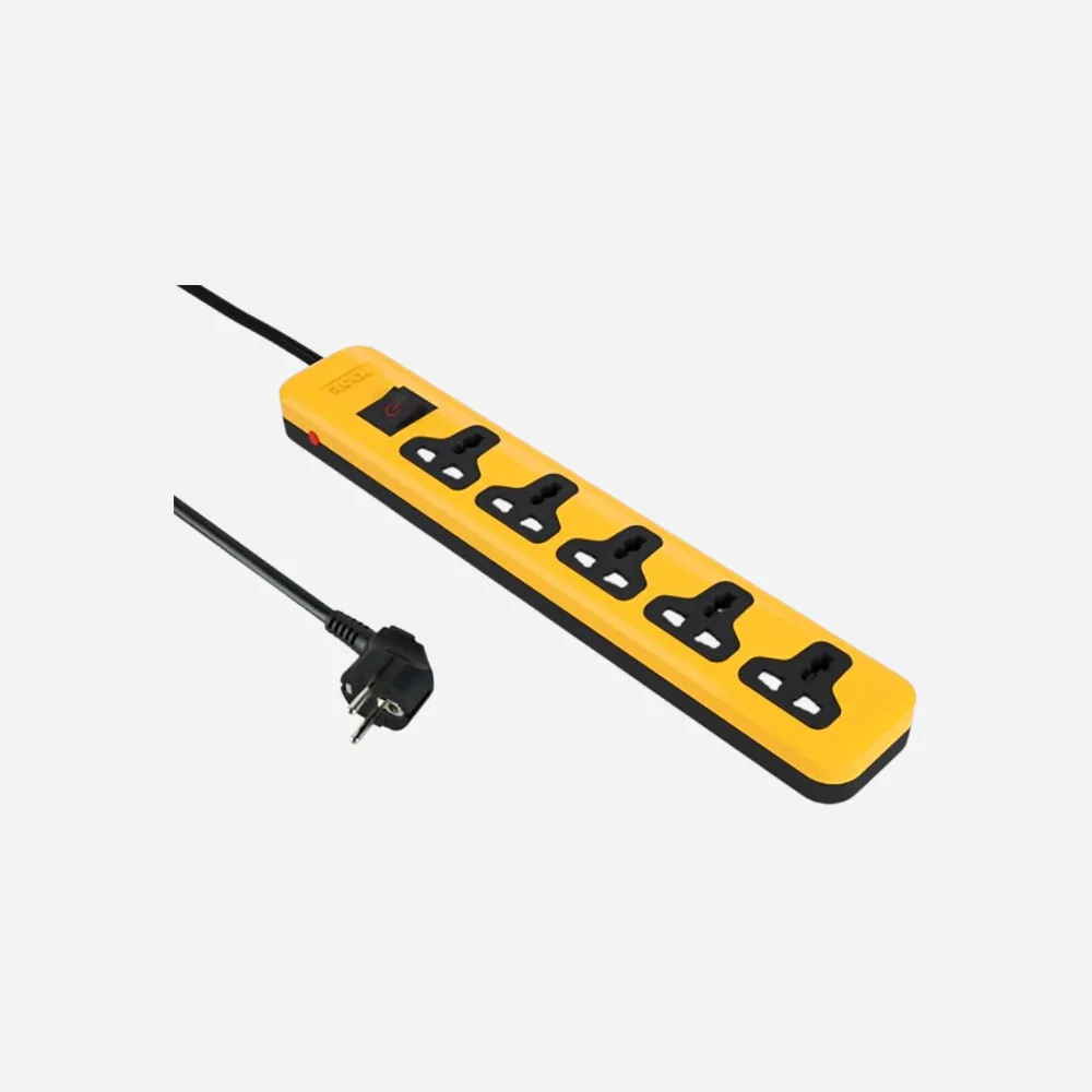 ILOCK Power Strip 5Universal Outlets with Overload Switch 3M-5026