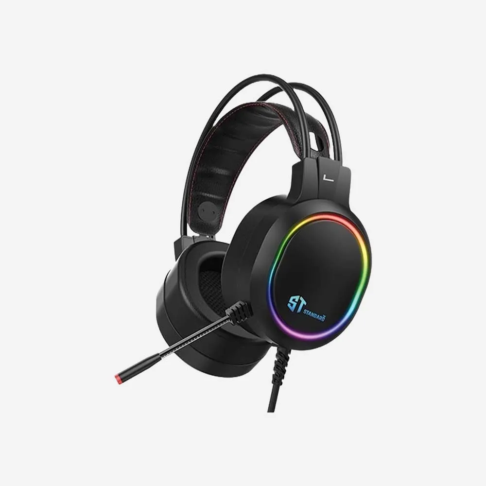 [GM-009] ST Standard GM-009 RGB Wired Gaming Headset – Black