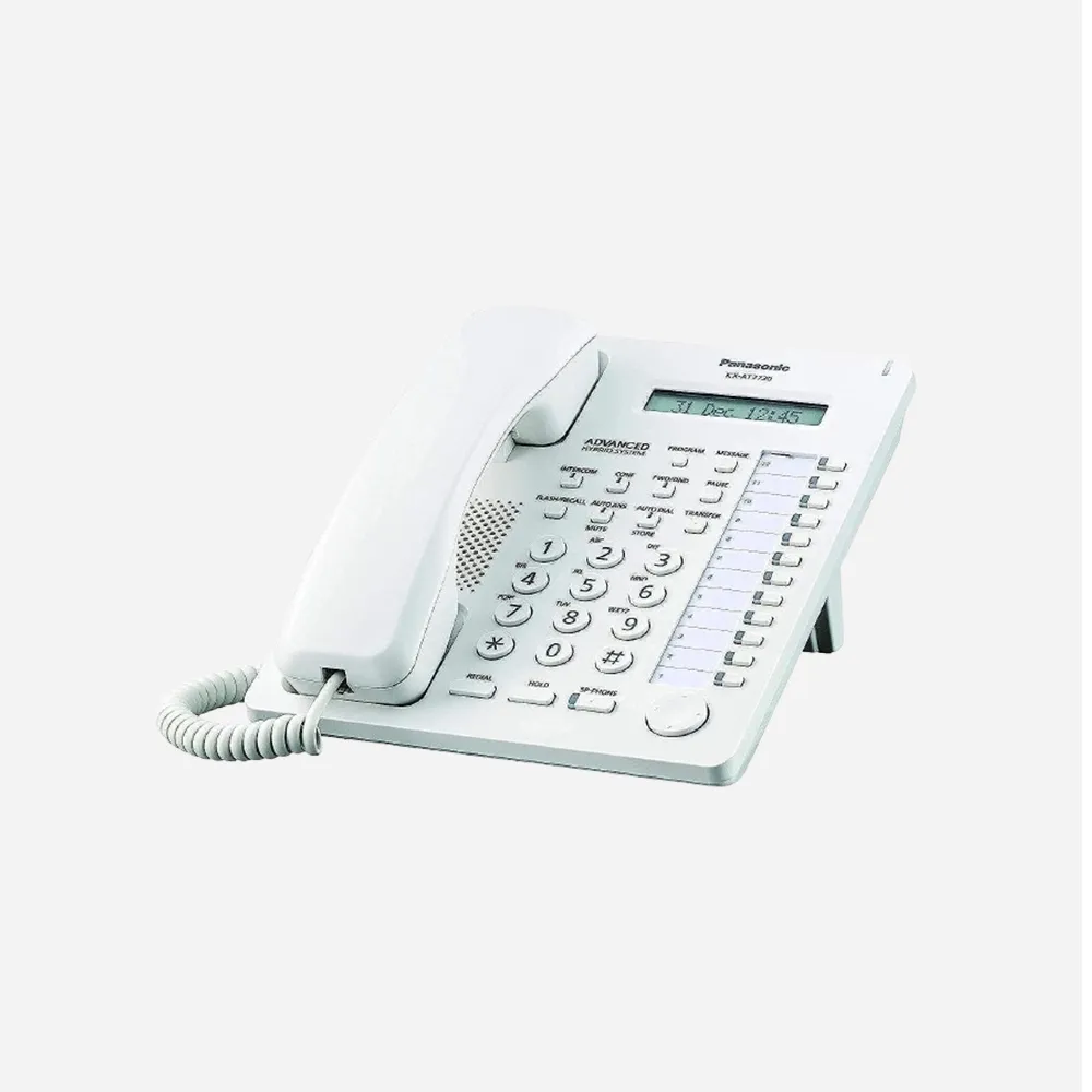 Panasonic KX-AT7730HK Office PBX Digital Phone - White