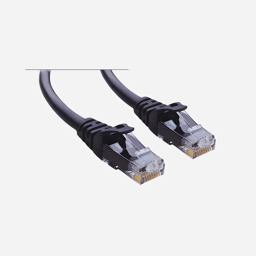 [PL-PC-U6-1BK] ProLink UNSHIELDED CAT6 PATCH CORD W/ T568B WIRING 1M LSZH Black