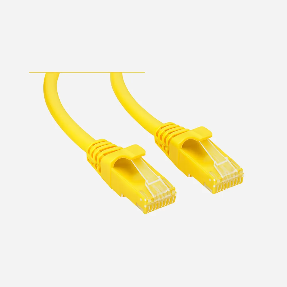 [PL-PC-U6-3Y] ProLink UNSHIELDED CAT6 PATCH CORD W/ T568B WIRING 3M LSZH Yellow