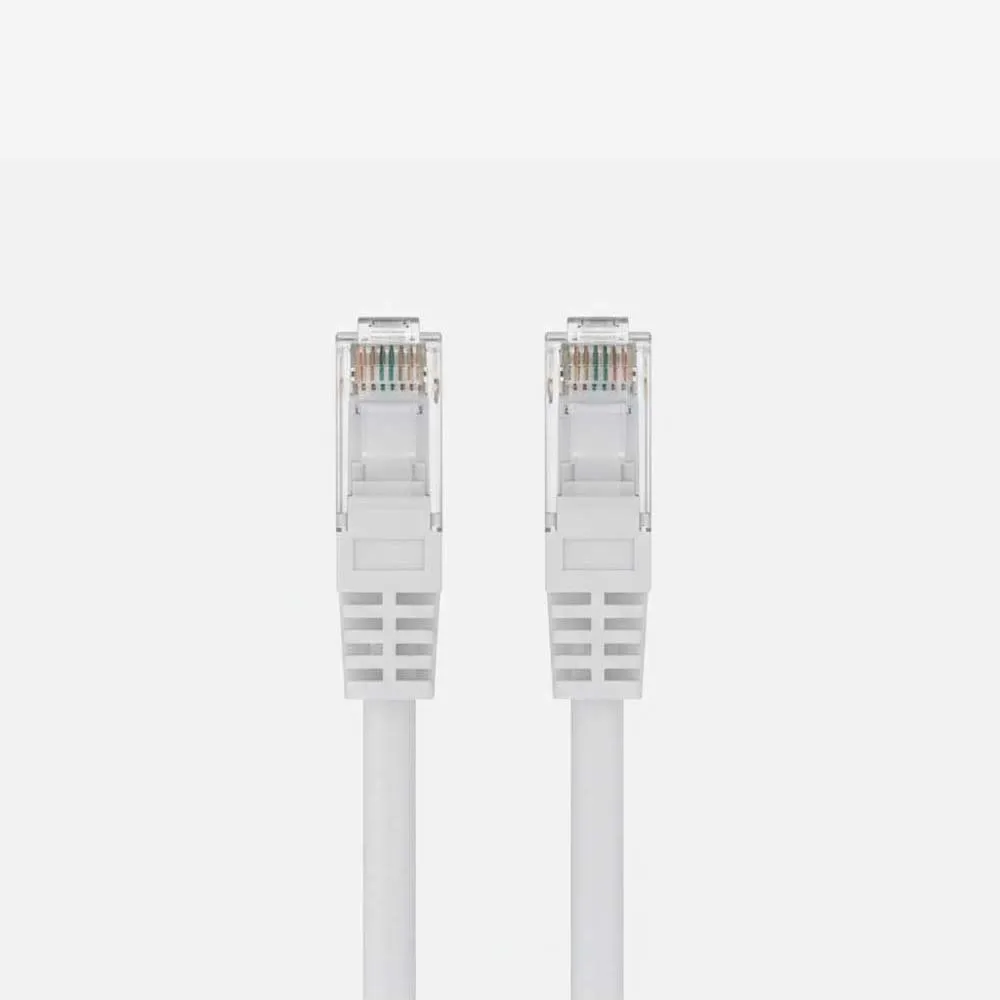 ProLink UNSHIELDED CAT6 PATCH CORD W/ T568B WIRING 0.5M LSZH White