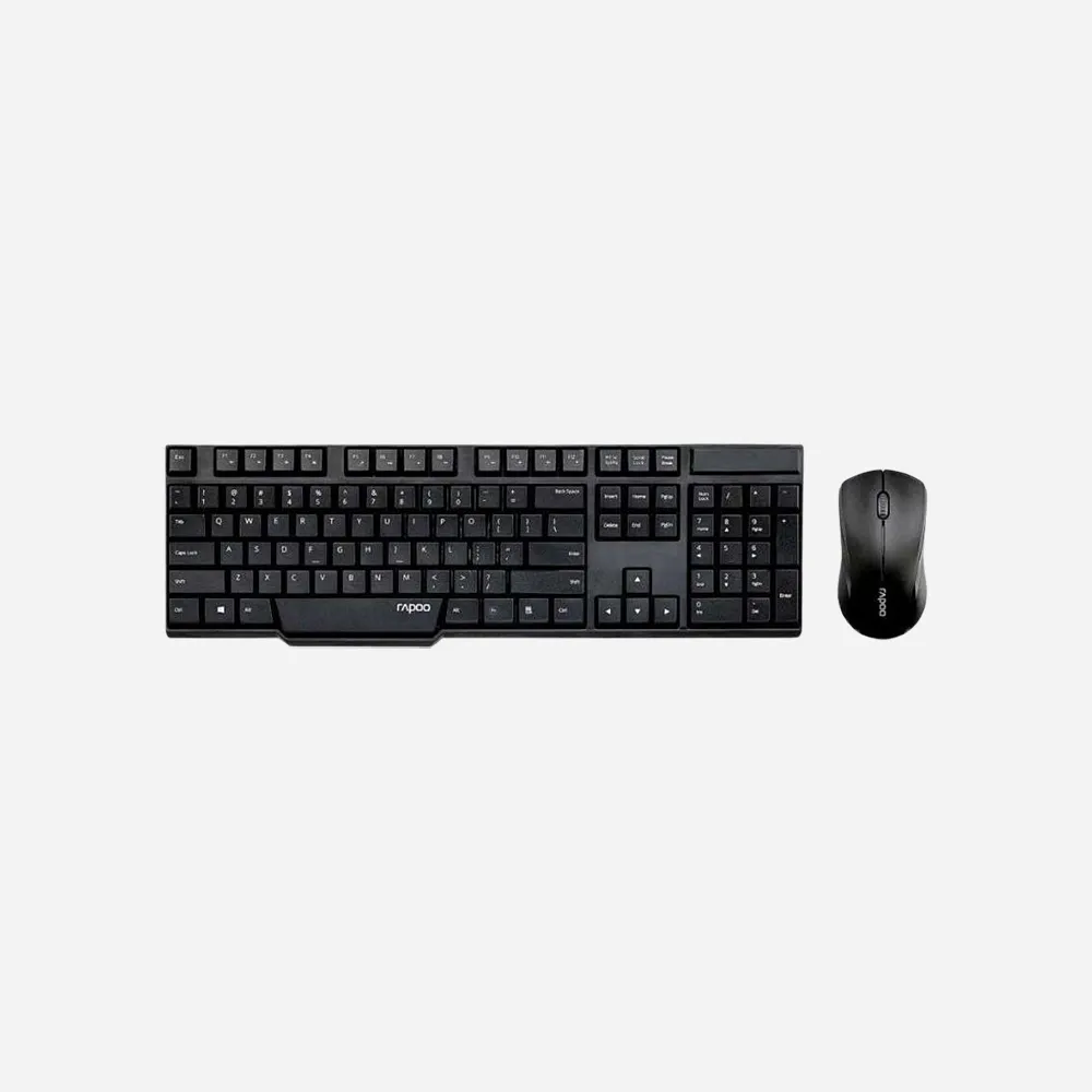 [Rapoo 1830] Rapoo 1830 Wireless Keyboard & Mouse Combo (Black)