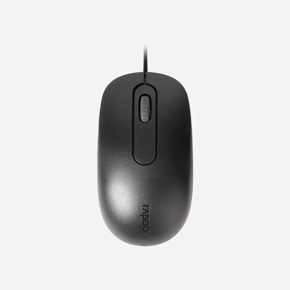 Rapoo N200 Wired Mouse (Black)
