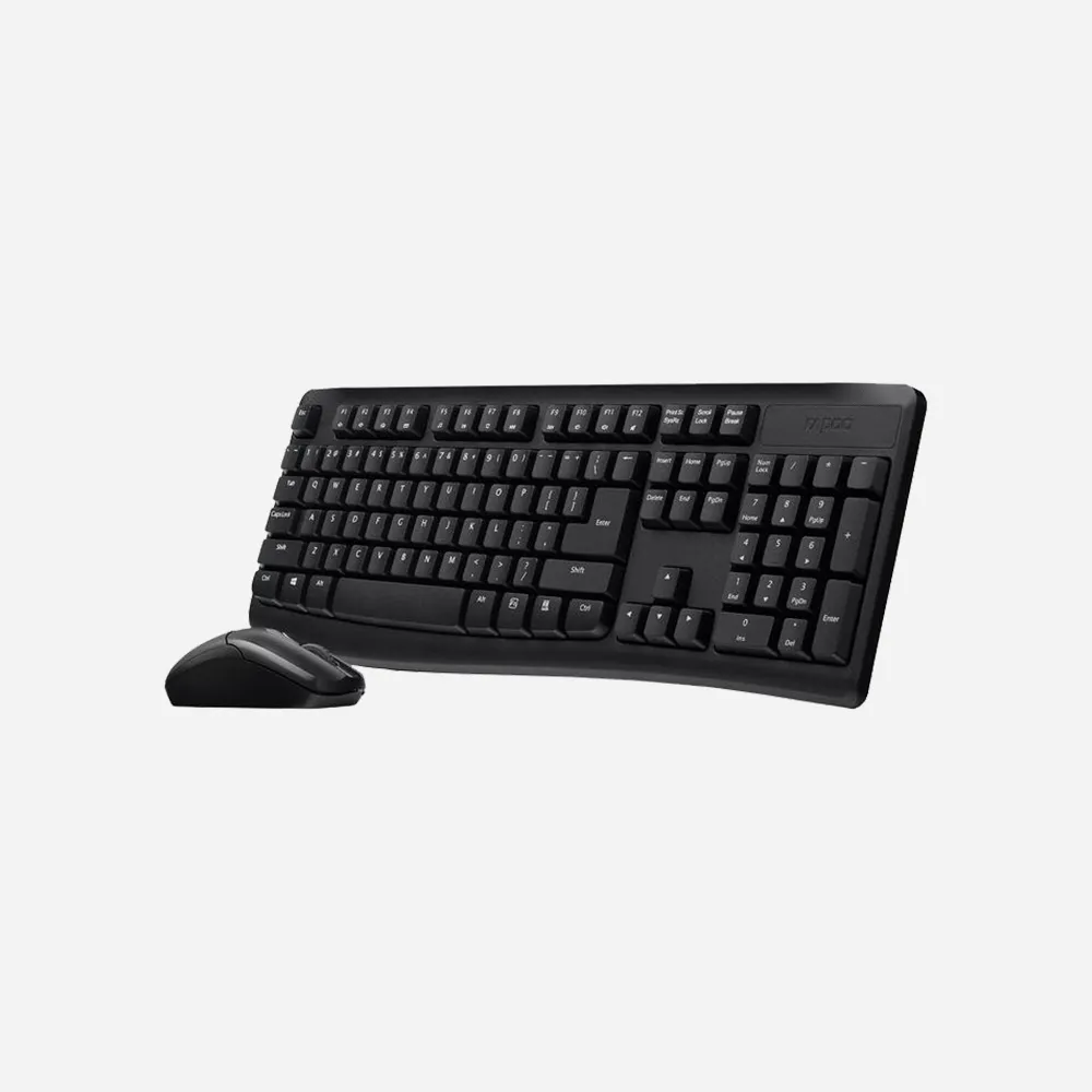 [Rapoo X1800Pro] Rapoo X1800Pro Wireless Keybaord & Mouse Combo (Black)