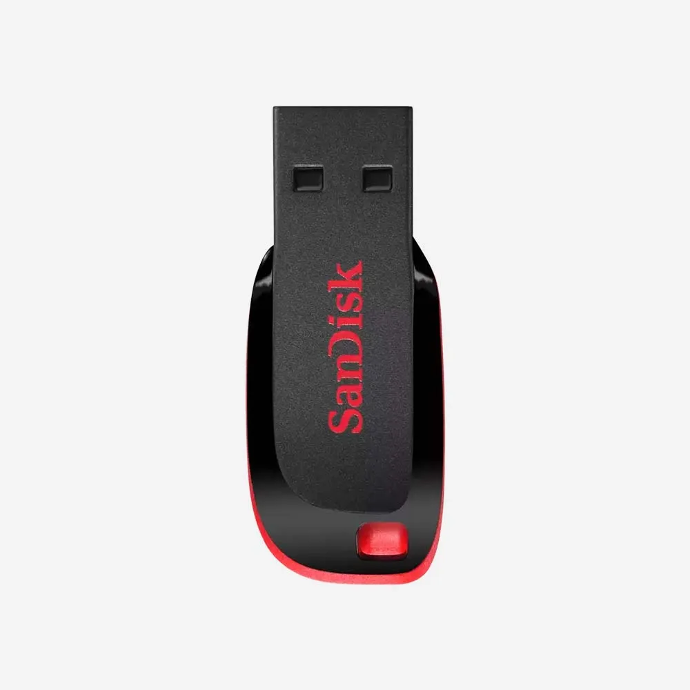 [SDCZ50-128G-B35] SanDisk Cruzer Blade USB Flash Drive - 128GB (Red)