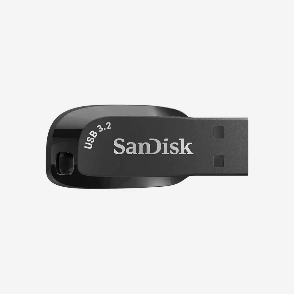 SanDisk Ultra Shift USB 3.2 Gen 1 Flash Drive - 128GB (Black)
