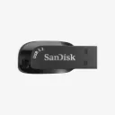 SanDisk Ultra Shift USB 3.2 Gen 1 Flash Drive - 128GB (Black)