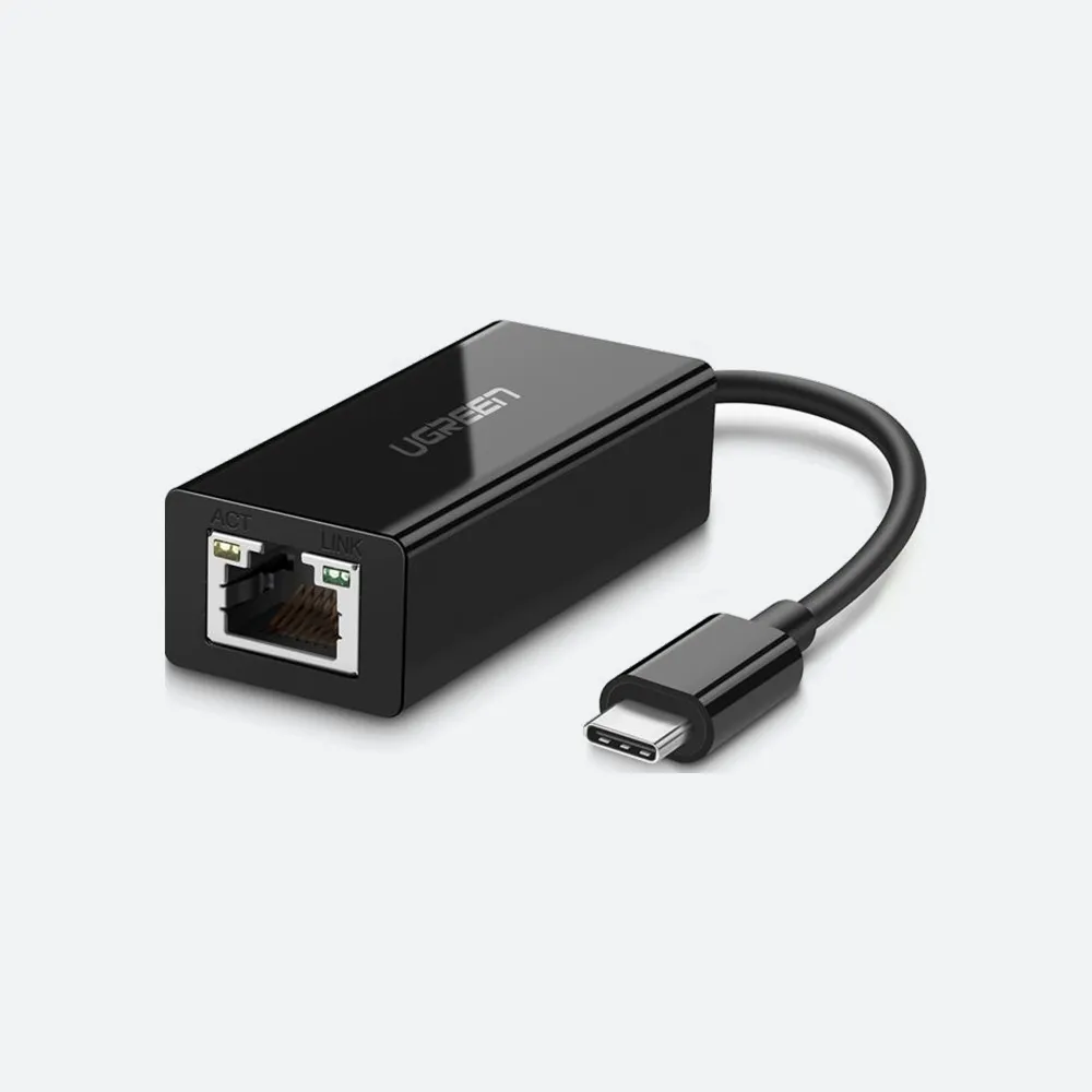 [50307] UGREEN US236 USB-C to Ethernet Adapter Black (50307)