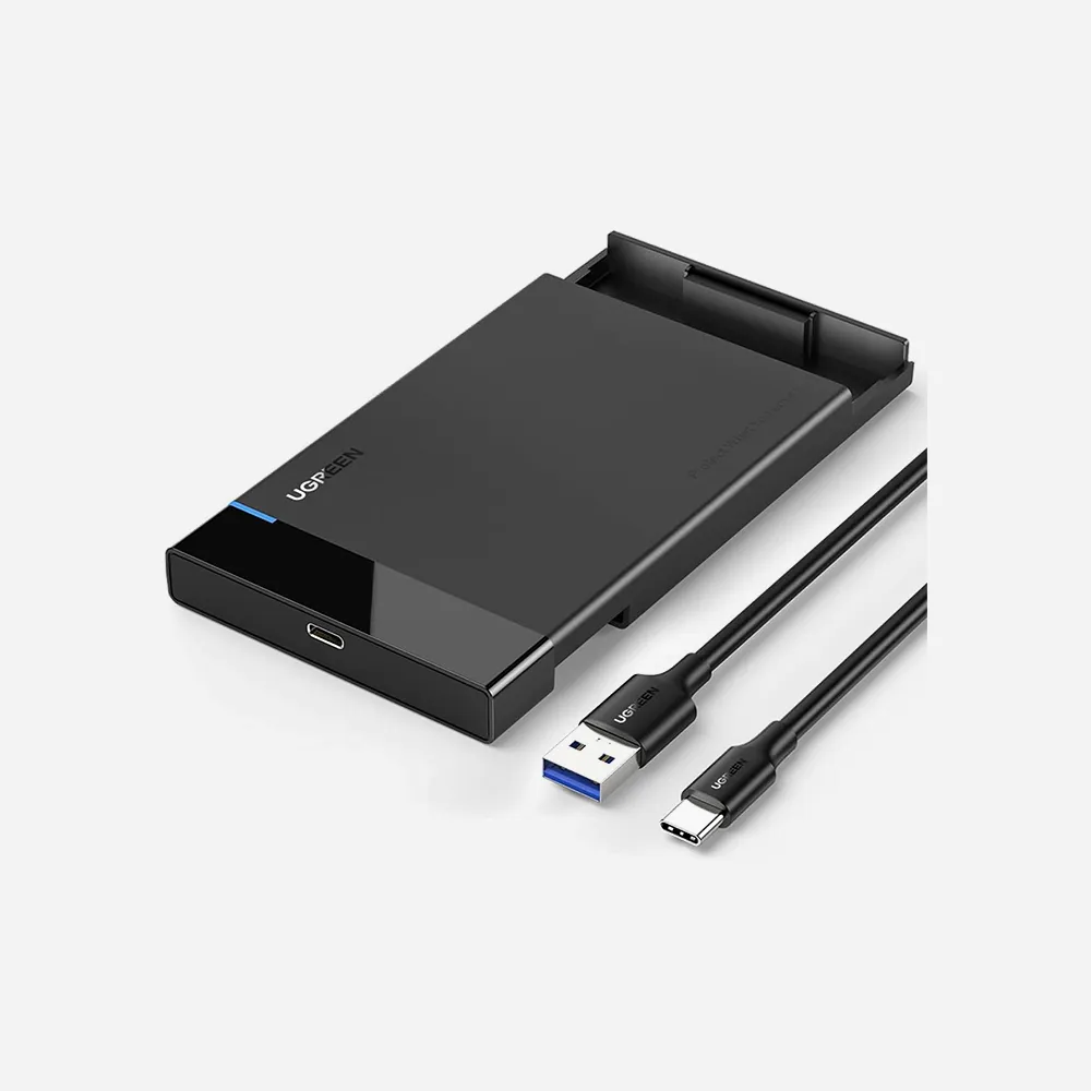 [60735] UGREEN 60735 2.5 inch USB-C 3.1 6Gbps Hard Drive Enclosure US221 HDD G6