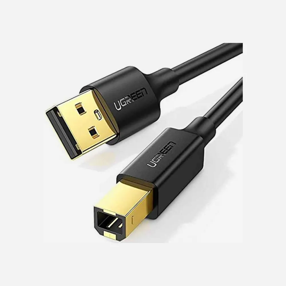 [10351] UGREEN US135 3m USB-A to USB-B Print Cable Black (10351)