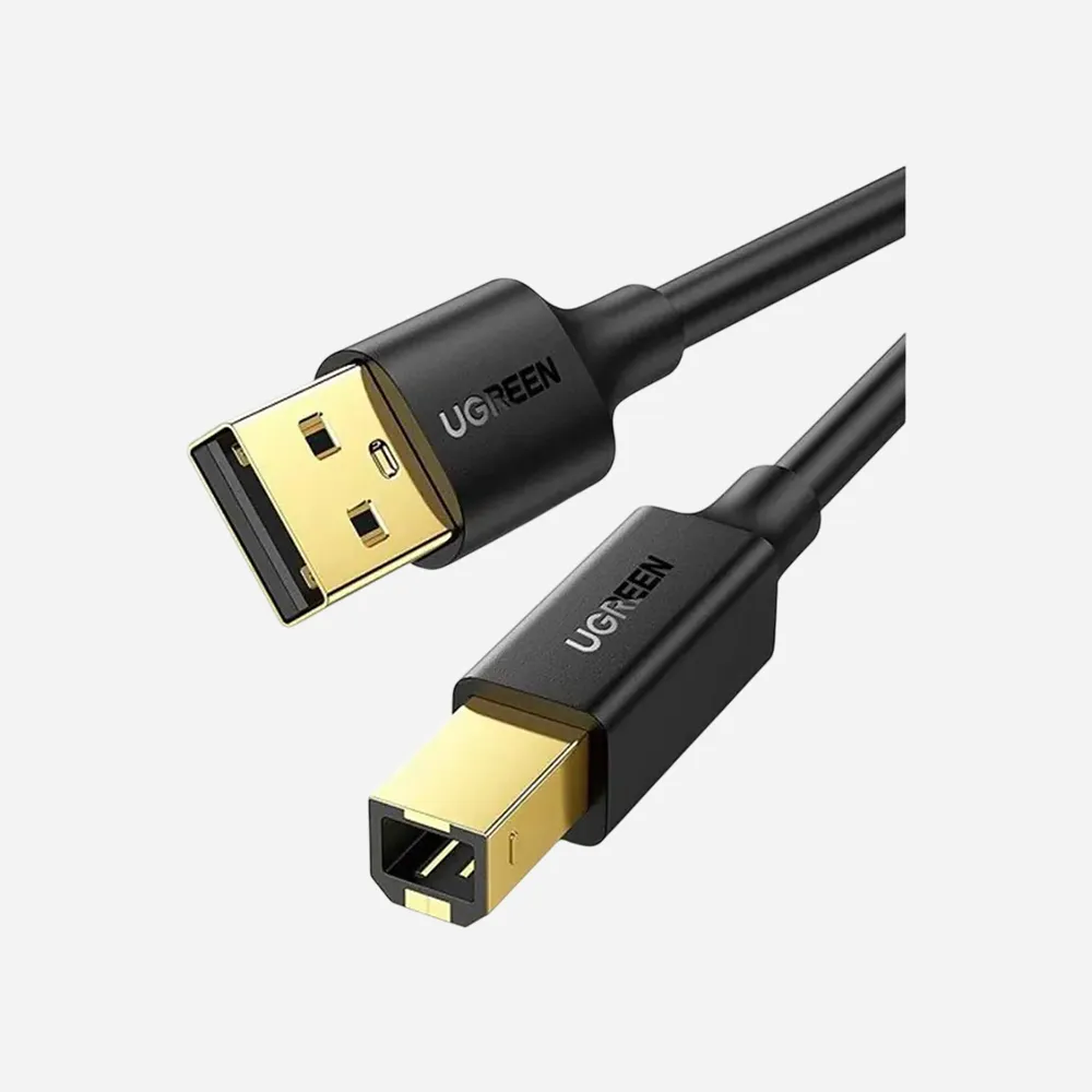 [10350] UGREEN US135 1.5m USB-A to USB-B Print Cable Black (10350)