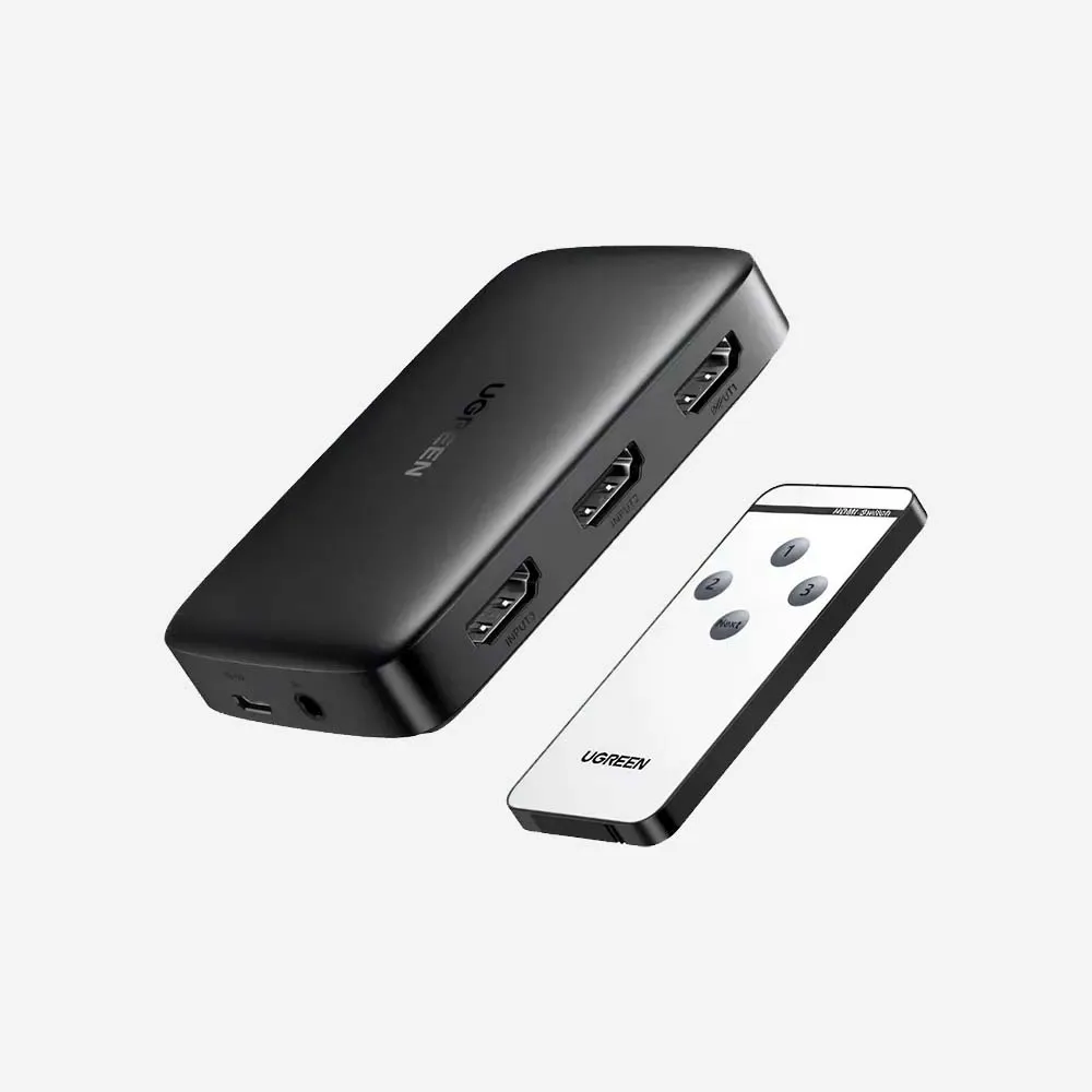 [80125] UGREEN 80125 HDMI Switch 3-in-1 4K 60Hz HDMI Splitter
