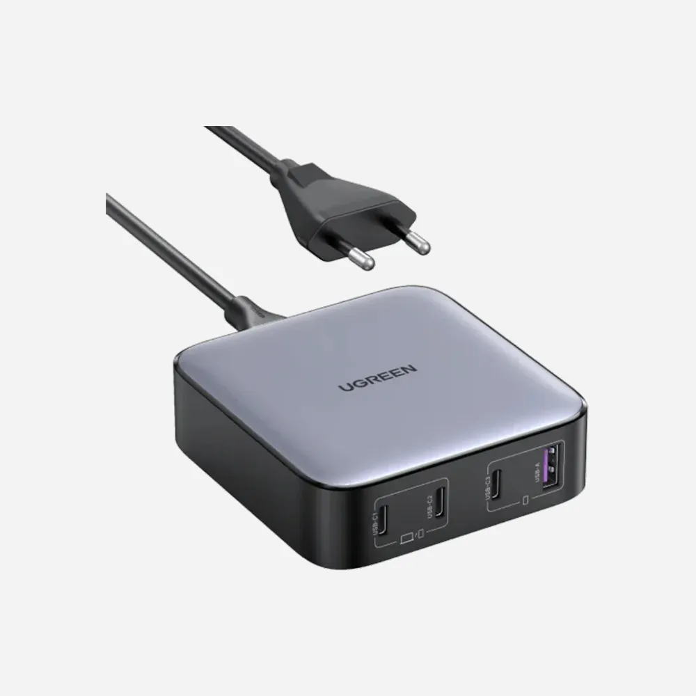 [90928] UGREEN Nexode CD328 100W 3-Port USB-C Charger (Gray 90928)