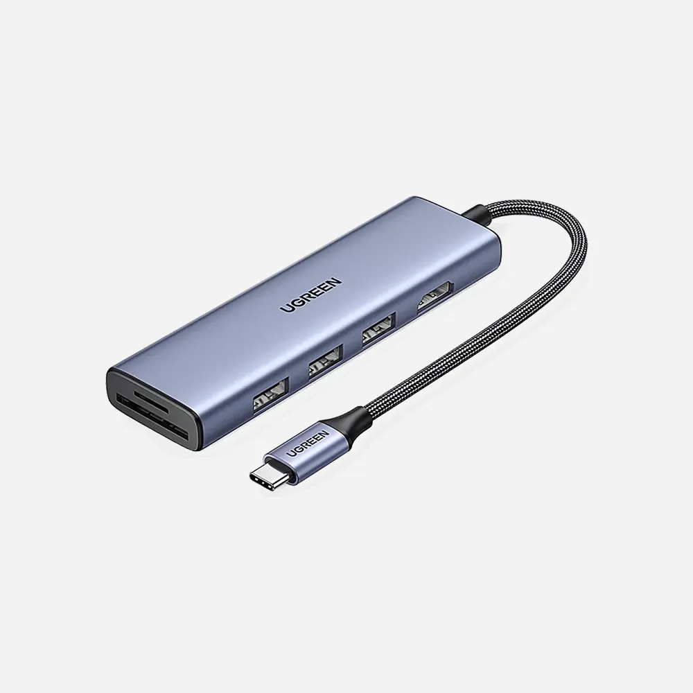 [20956] UGREEN CM511-USB C-MLT Adapter-6 in 1 (20956)