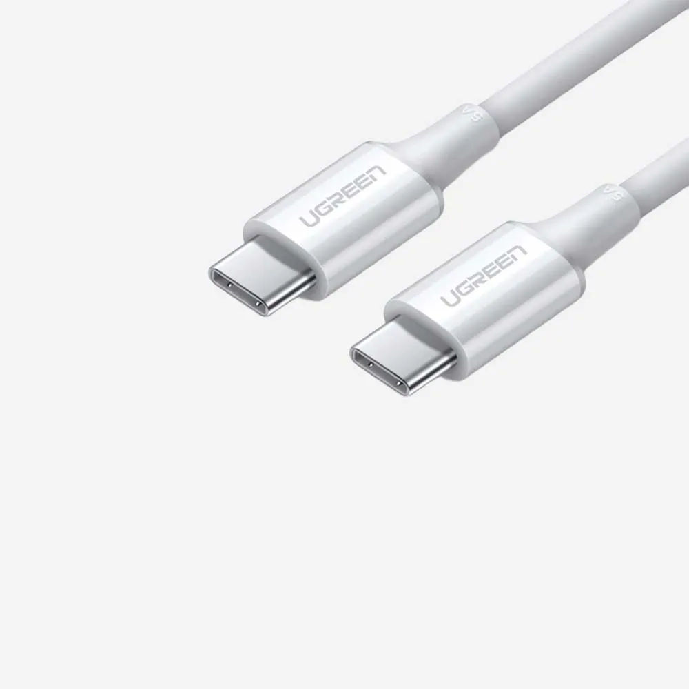 [60551] UGREEN 60551 1m USB-C to USB-C Cable White