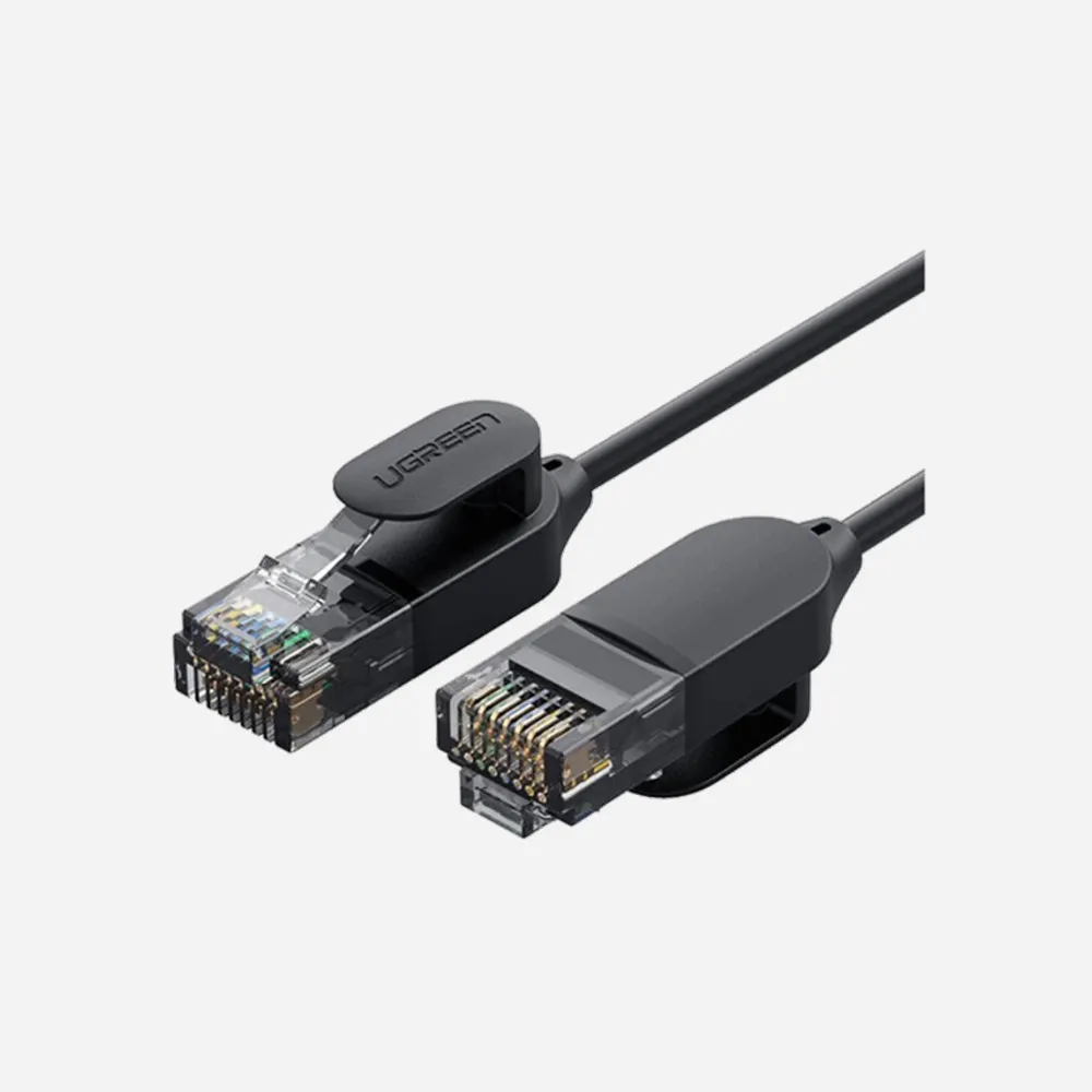 UGREEN 70334 NW122 Cat 6A 2m Pure Copper Ethernet Cable Black
