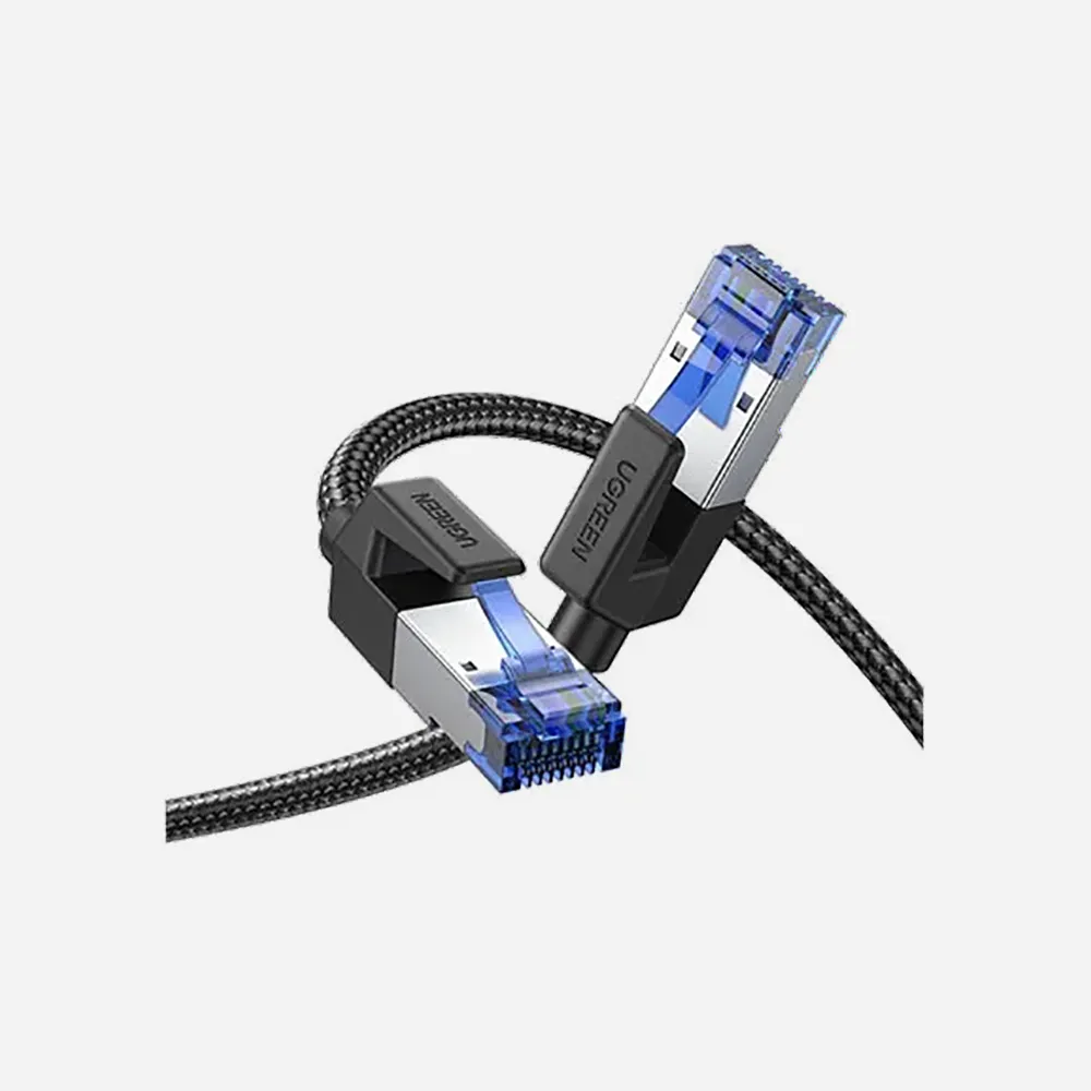 UGREEN NW153 Cat8 10m Pure Copper Ethernet Braided Cable Black (30795)